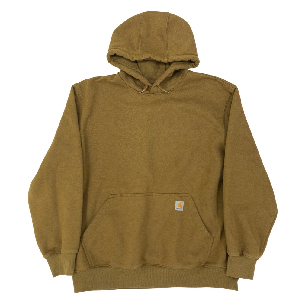Carhartt Hoodie Mens XL Brown Rain Defender Heavyweight Loose Fit